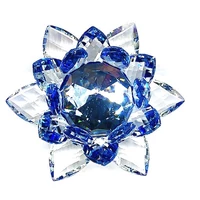 Lótusz kristály dísz