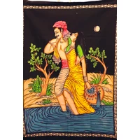 Indiai páros falitextil