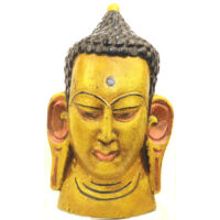 Buddha maszk festett 3