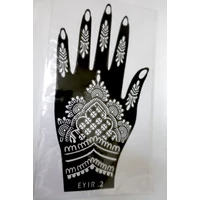 Henna sablon lap páros kéz