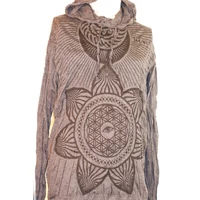 Sure poló L padlizsán