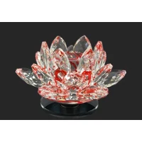 Lótusz kristály dísz