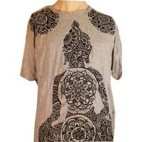 Sure Buddha mandala szürke L