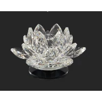 Lótusz kristály dísz