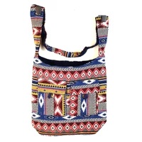 Színes válltáska 2 zsebes