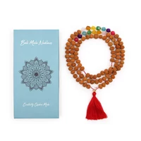 Rudraksha mala nyaklánc "Kreatív Csakra"