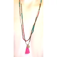 Két soros nyaklánc életfa medál