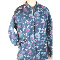 Pamut fregoli kabát kékes