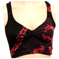 Batik top fekete piros