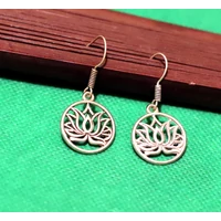 Indiai lotusz fülbevaló