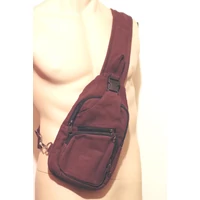 Crossbody táska bordó