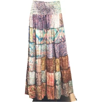 Indiai selyem patchwork szoknya
