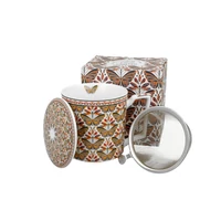 Pillangós fémszűrős bögre