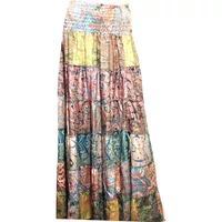Indiai selyem patchwork szoknya