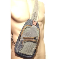 Crossbody táska halszálka m.