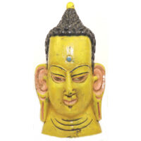 Buddha maszk festett 4