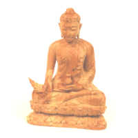 Szantál Buddha szobor 10