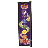 Csakra textil sárkánnyal