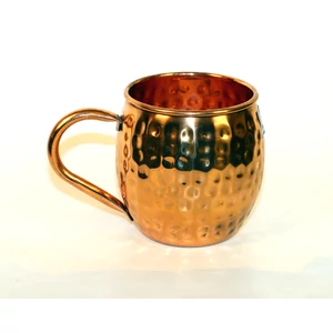 Réz pohár, réz bögre nagyobb, füles