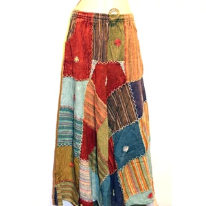 Nepáli folt szoknya sárgákkal