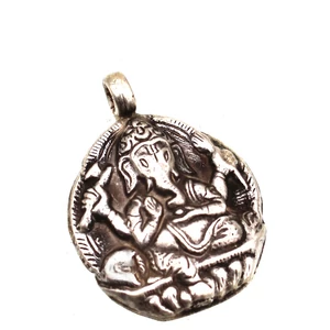 Ganesha kis medál ezüst_product