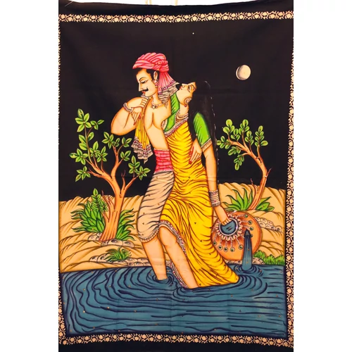 Indiai páros falitextil