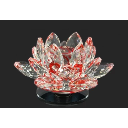 Lótusz kristály dísz