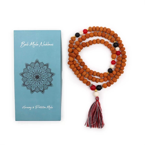 Rudraksha mala nyaklánc "Harmónia és védelem"