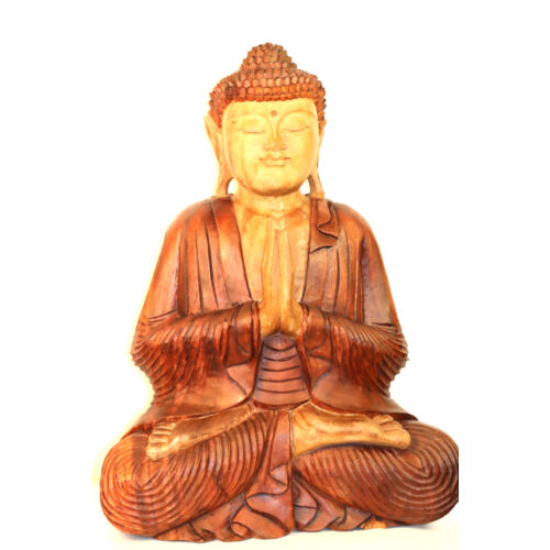 Buddha szobor fa  60 cm.