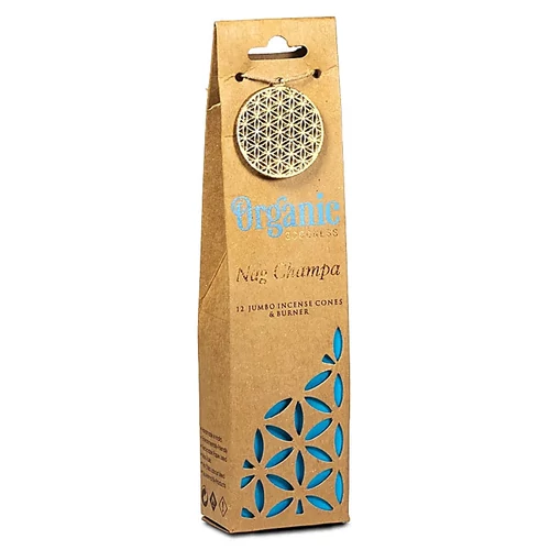Nag Champa kúp Organic életvirággal