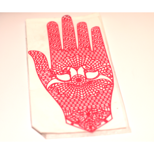 Henna kéz sablon 3
