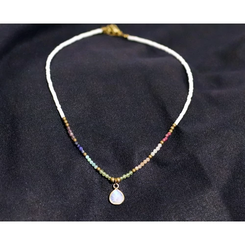 Holdköves medálos lánc