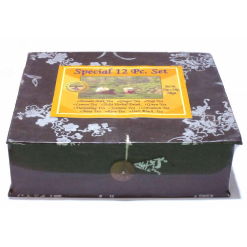 Speciális 12 fajta nepáli tea válogatás ünnepi csomagolásban