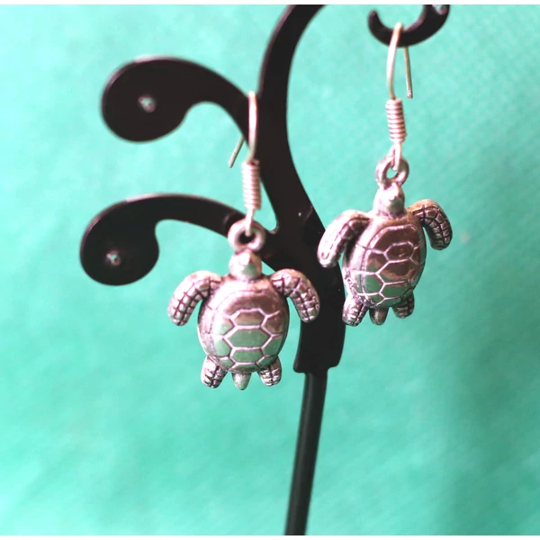 Indiai teknősbéka fülbevaló