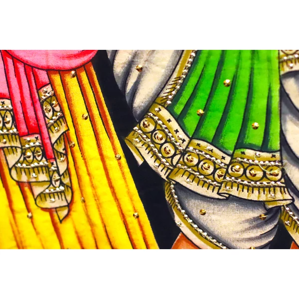 Indiai táncosok falitextil 2