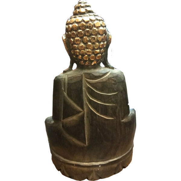 Buddha szobor fa 40 cm