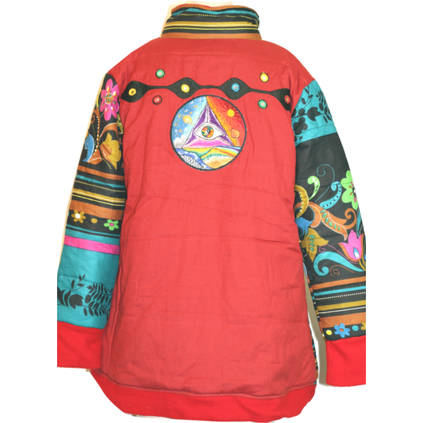 Nepáli mintás kabát B XL
